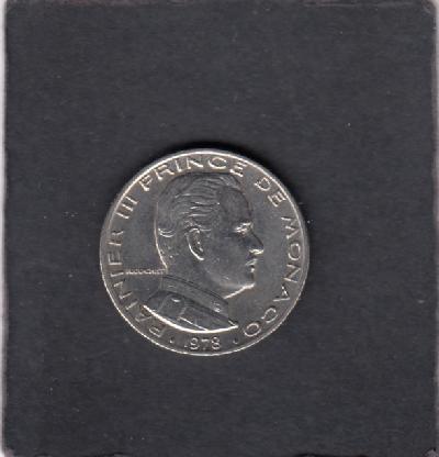 Beschrijving: 1 Franc RAINIER III  